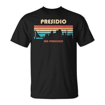 プレシディオ サンフランシスコ カリフォルニア レトロ ヴィンテージ Tシャツ - Kawaiitshirt