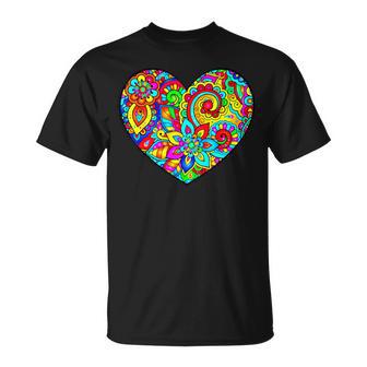 ペイズリーハート Tシャツ - Kawaiitshirt