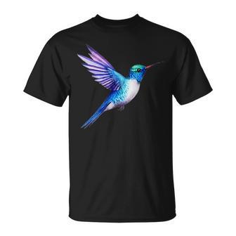 ポケットにハチドリ 水彩ハチドリのデザイン。 Tシャツ - Kawaiitshirt