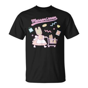マロンクリーム ショッピングpop Tシャツ - Kawaiitshirt