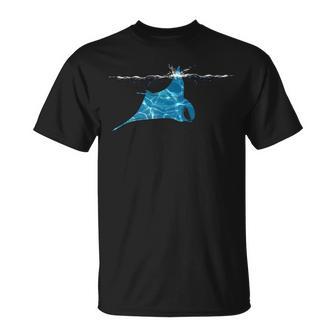 マンタレイかわいいマンタ愛好家スティングレイシュノーケリング Tシャツ - Kawaiitshirt