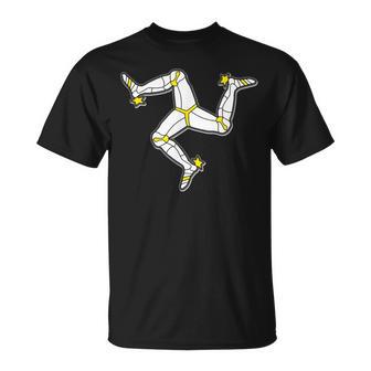 マン島 マンクス旗 伝統的なケルトのお土産 Tシャツ - Kawaiitshirt