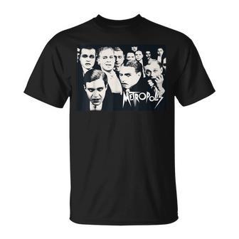 メトロポリス（Metropolis）- 男たちの乱痴気騒ぎ -1927年sf映画 レトロ アート かっこいい Tシャツ - Kawaiitshirt