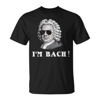 ヨハン・セバスティアン・バッハ I'm Bach おもしろい Tシャツ - Kawaiitshirt