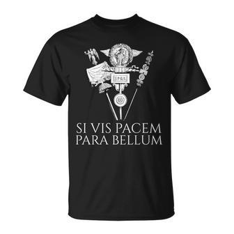 ラテン語の引用句 -Iis Pacem Para Bellum 古代ローマpqr 長袖tシャツ Tシャツ - Kawaiitshirt