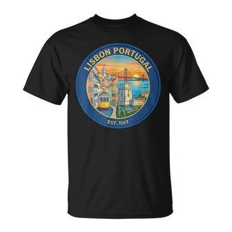 リスボン ポルトガル 旅行 お土産 都市 ランドマーク 観光ギフト Tシャツ - Kawaiitshirt