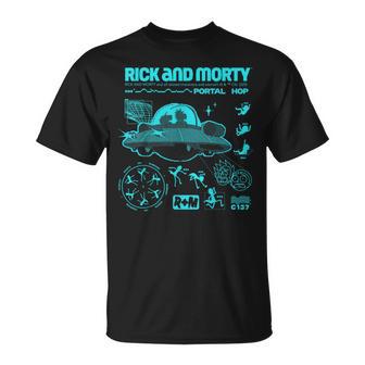 リック・アンド・モーティ・ポータル・ホップリック・アンド・モーティ・マーチ Tシャツ - Kawaiitshirt