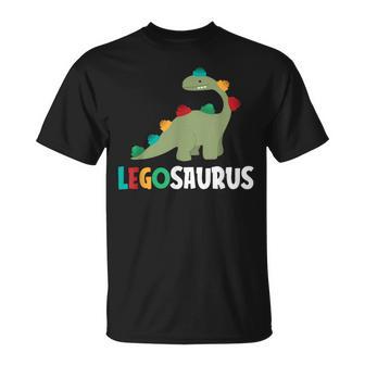 レゴサウルス おもしろ恐竜ザウルス Tシャツ - Kawaiitshirt
