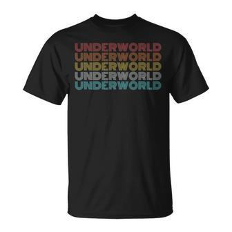 レトロ ヴィンテージ アンダーワールド 長袖tシャツ Tシャツ - Kawaiitshirt