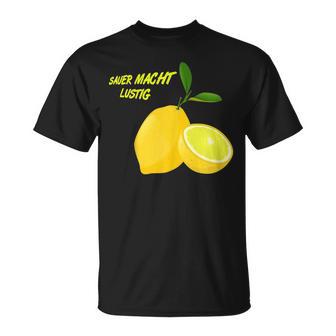 レモンセリフ、サワーメイク 面白いフルーツレモンギフト Tシャツ - Kawaiitshirt