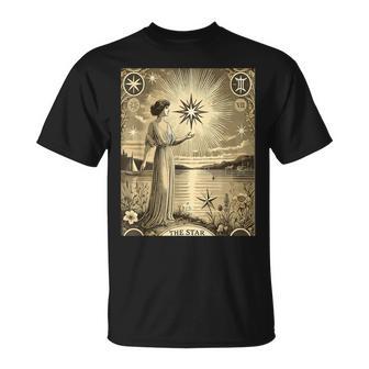 ヴィンテージ タロット カード 17 星 Xvii 読者 読書 Tシャツ - Kawaiitshirt