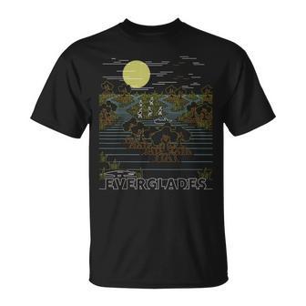 ヴィンテージ レトロ エバーグレーズ国立公園 フロリダ マングローブ Tシャツ - Kawaiitshirt