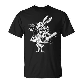 不思議の国のアリス 白うさぎ Tシャツ - Kawaiitshirt
