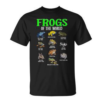 世界のカエル カエル種 生物学 自然 Tシャツ - Kawaiitshirt