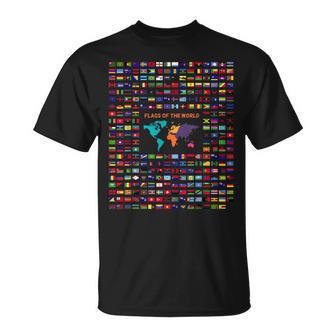 世界の国の国旗 インターナショナル Tシャツ - Kawaiitshirt