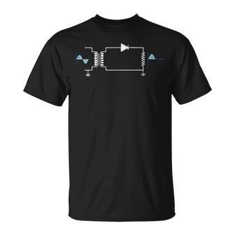 半波整流器 回路図 電気工事 Tシャツ - Kawaiitshirt