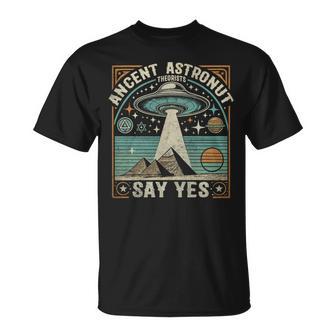 古代宇宙飛行士理論家はイエスと言うufo陰謀論 長袖tシャツ Tシャツ - Kawaiitshirt