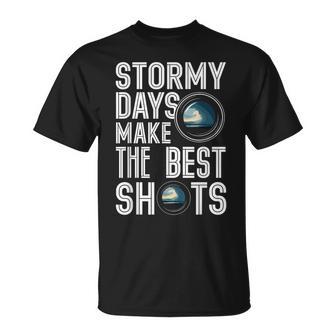 天気写真 ストームチェイサー&ネイチャーフォトグラファーtシャツ Tシャツ - Kawaiitshirt