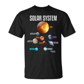 太陽系惑星 宇宙 科学 男の子 女の子tem キッズ 長袖tシャツ Tシャツ - Kawaiitshirt