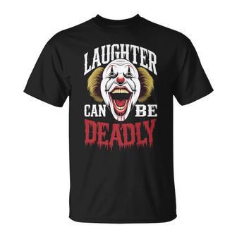 恐ろしいピエロの顔キラーピエロコスチュームホラーバイブ。 長袖tシャツ Tシャツ - Kawaiitshirt