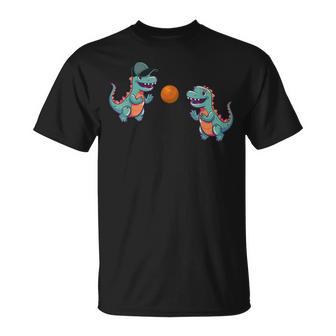 恐竜バスケットボール Tシャツ - Kawaiitshirt