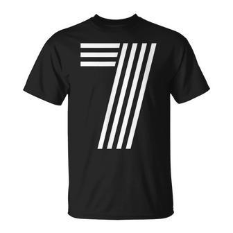 数字 7 ラッキーナンバーセブン Tシャツ - Kawaiitshirt