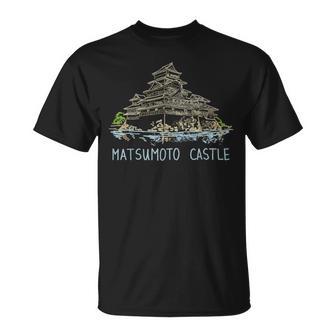 松本城 日本 Tシャツ - Kawaiitshirt