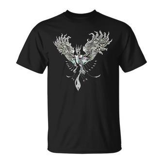 灰からのフェニックス フェニックス 神話上の生き物 不死鳥 Tシャツ - Kawaiitshirt