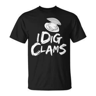 私は潮干狩り潮干狩り潮干狩りシャツシェルレーキを掘る Tシャツ - Kawaiitshirt