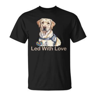 自閉症啓発サポート犬ラブラドールのニューロダイバーシティ 長袖tシャツ Tシャツ - Kawaiitshirt