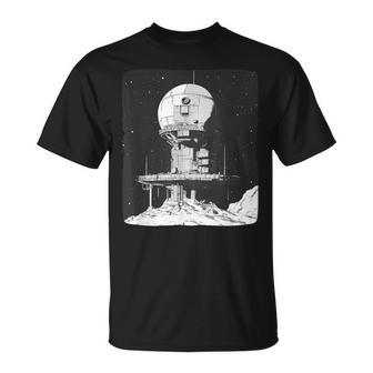 面白いスペースオデッセイムーンベースエンブレム。 Tシャツ - Kawaiitshirt