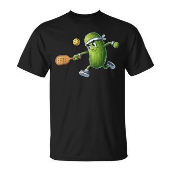 面白いピクルス遊びピックルボール愛好家しゃれピクルスボール付き Tシャツ - Kawaiitshirt