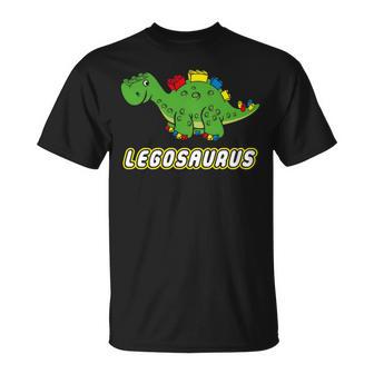 面白い恐竜 レゴサウルス レゴ ザウルス 恐竜 長袖tシャツ Tシャツ - Kawaiitshirt