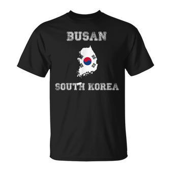 韓国 アンティーク調 旗 釜山 プライド Tシャツ - Kawaiitshirt