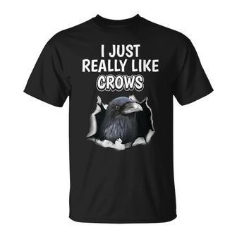 鳥の名言 カラスのような服 カラス Tシャツ - Kawaiitshirt