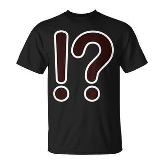 ！？ はてなマーク クエスチョン びっくりマーク【変なデザイン屋さん】記号 文字 面白い Tシャツ - Kawaiitshirt