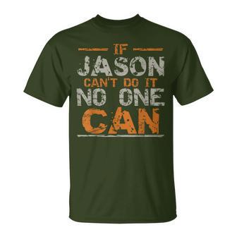 Christmas Fathers Day Name Jason T-Shirt - Monsterry
