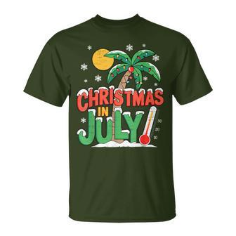 Christmas In July Summer Xmas Beach Vacation Kids T-Shirt - Thegiftio UK