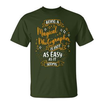 Magical Photographer Christmas Photographer Tシャツ - Kawaiitshirt