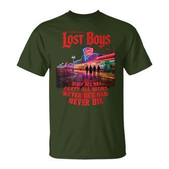 Santa Carla Retro 1987Ampirointage Horror Clásico Camiseta unisex - Regaloses