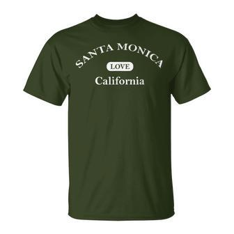 Santa Monica Beach California Love T-Shirt - Cadeauxyz
