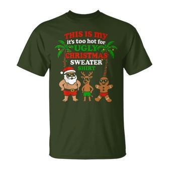 Ugly Christmas Too Hot Kids Christmas T-Shirt | Seseable UK