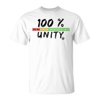 100 Unity Mascotas En Rescate Amantes De Perros Y Gatos Camiseta unisex - Regaloses