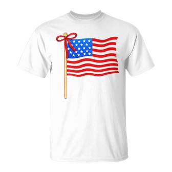 2 Sides Loves Jesus And America Too 4Th Of July T-Shirt - Thegiftio UK