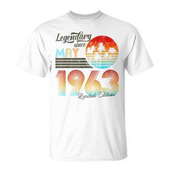 60歳の誕生日 1963年5月から伝説の60歳の誕生日 Tシャツ - Kawaiitshirt