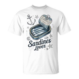 Adoreardines En Boîte Poisson Mer T-Shirt - Cadeauxyz