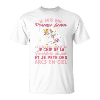 Adultes Licorne Jeuis Une Princesse Licorne Haut De Gamme T-Shirt - Cadeauxyz