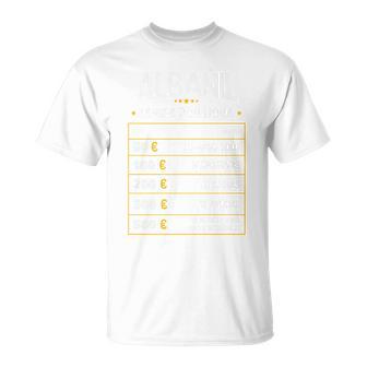 Albañil Tarifa Por Hora De Albañil Diseño Gracioso Camiseta unisex - Regaloses