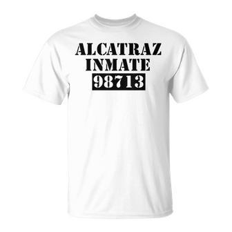 Alcatraz Prison Inmate Instant Lazy Halloween Costume T-Shirt - Thegiftio UK