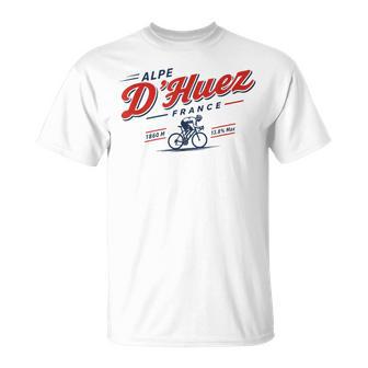 Alpe Dhuez France Cycling Climb Graphic T-Shirt - Thegiftio UK